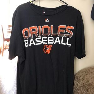 Majestic orioles baseball t shirt